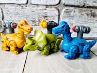Dinozaury komplet trzy sztuki figurki zabawki dla dzieci nowe