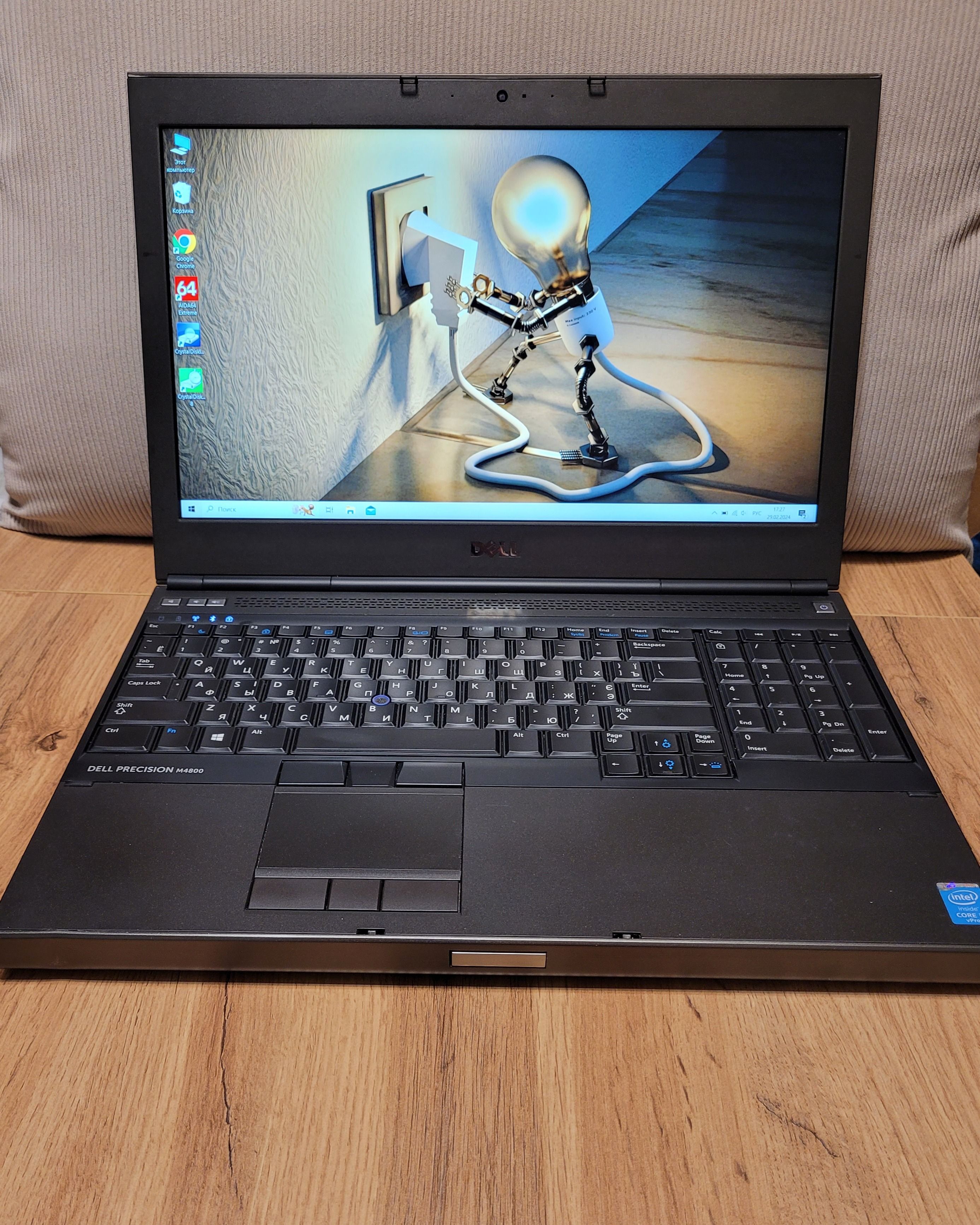 Ноутбук Dell Precision M4800 i7-4810MQ/RAM 32Gb/SSD 500 Gb