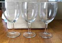 Conjunto de 3 copos de vinho