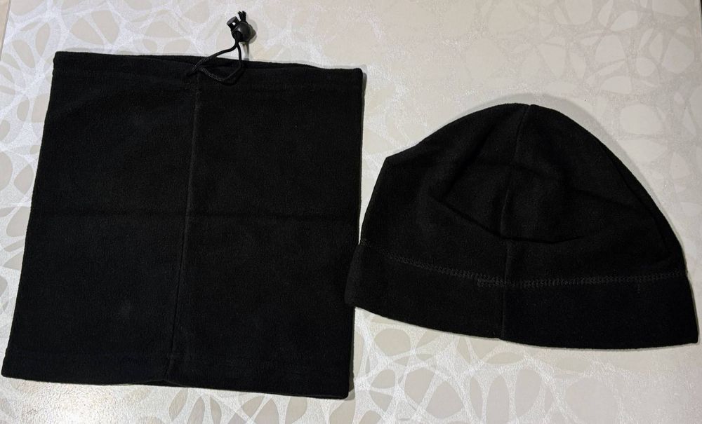 Теплий флісовий комплект баф + шапка 5.11