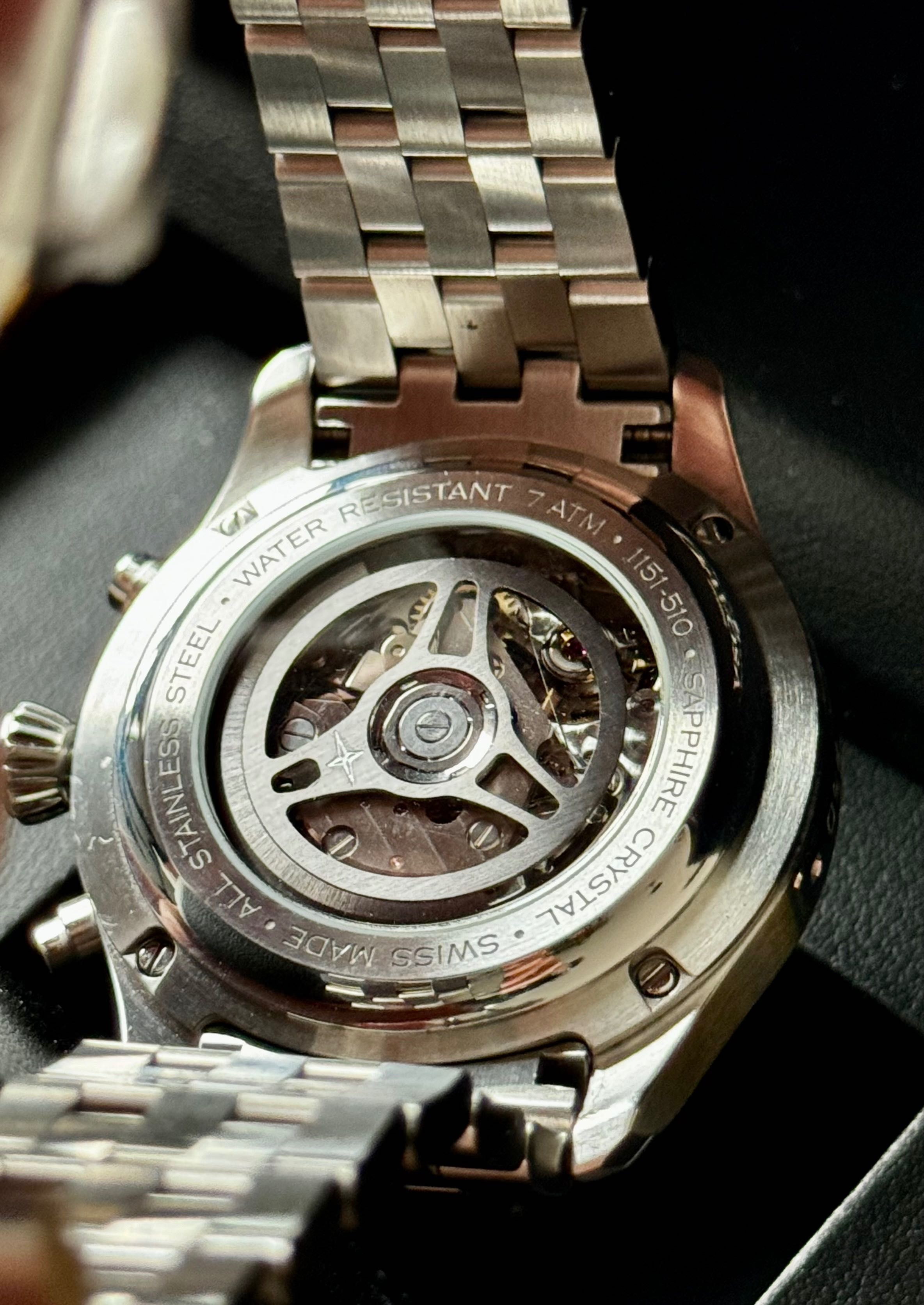 Davosa Newton Pilot Rally Chronograph, Full Set