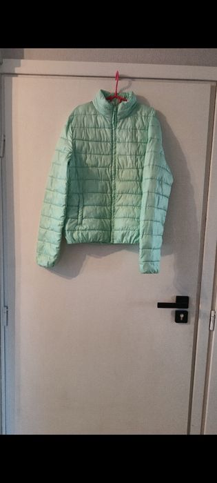 Kurtka dziewczęca miętowa