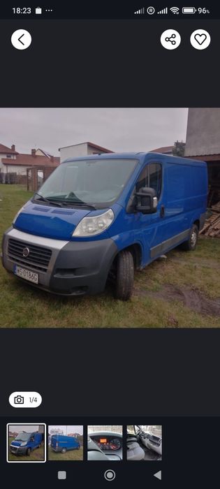 Usługi transportowe Fiat Ducato