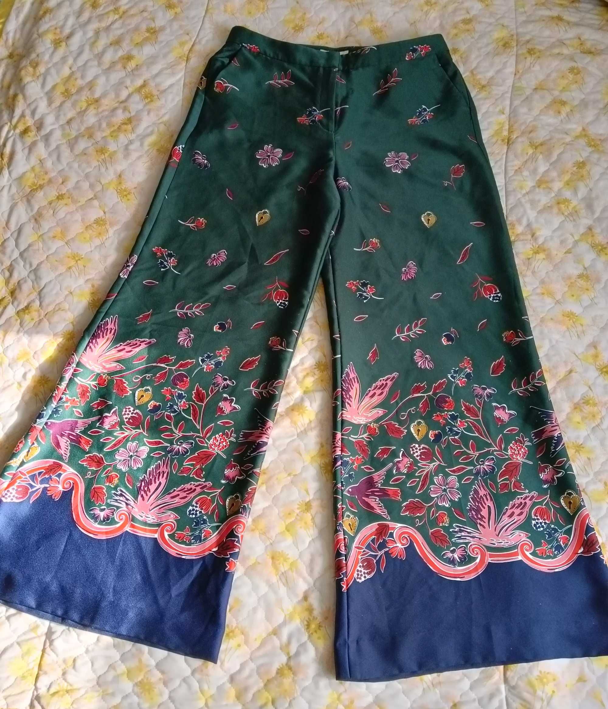 Spodnie Boden, rozmiar 44, piękny wzór, boho, folk