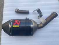Escape AKRAPOVIC original em carbono para gsxr 600 / 750 de K8 K9 e L0