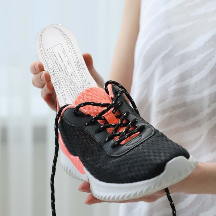 Wkładki do Butów Roboczych Sportowych Biegania Memory Przeciwpotne