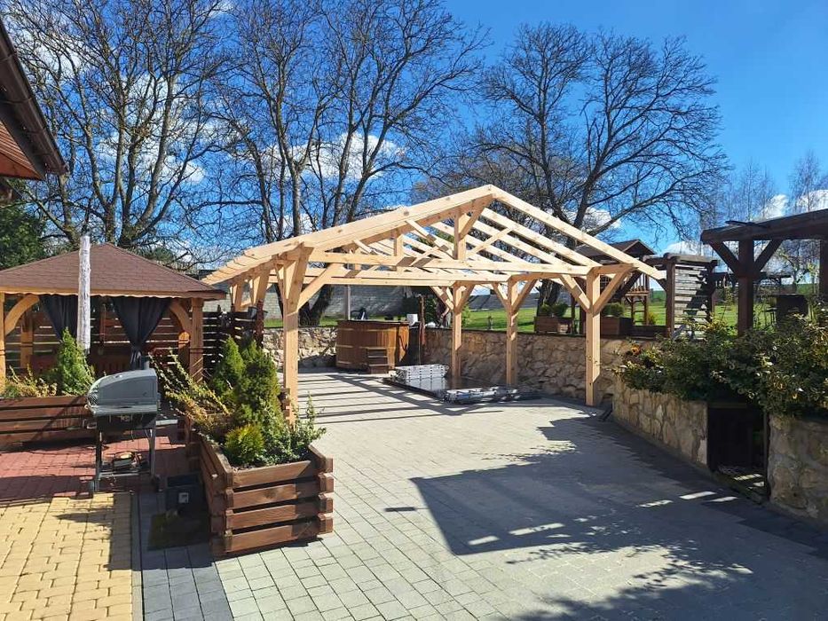 Wiata samochodowa altana