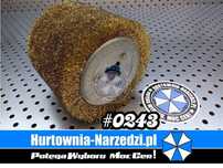 Ściernica walcowa z drutu mosiądzowanego 120×100×0,3×19mm szczotka