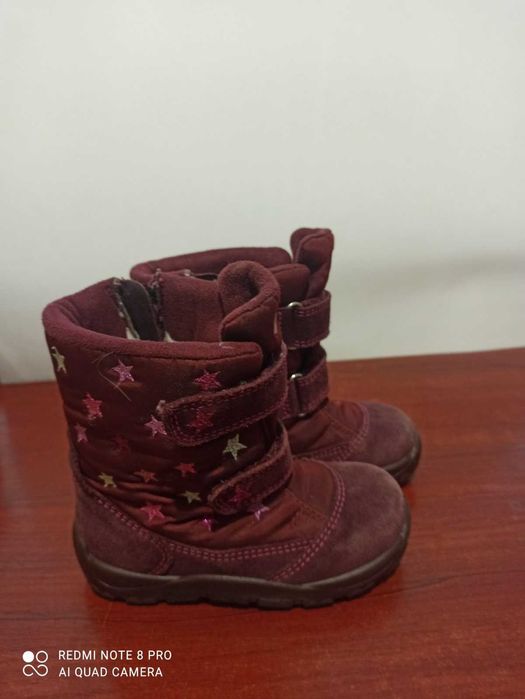 Дитячі зимові чобітки черевики Elefanten, (ботинки для дівчинки р. 22