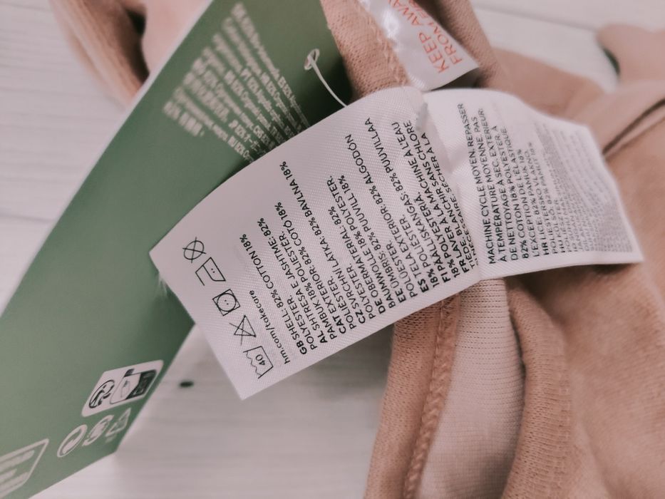 Nowy kombinezon body H&M pajacyk piżamka bawełna organiczna antypośliz