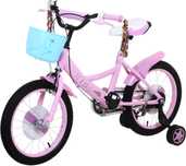 Велосипед дитячий kids 16' KQ-13 з кошиком рожевий