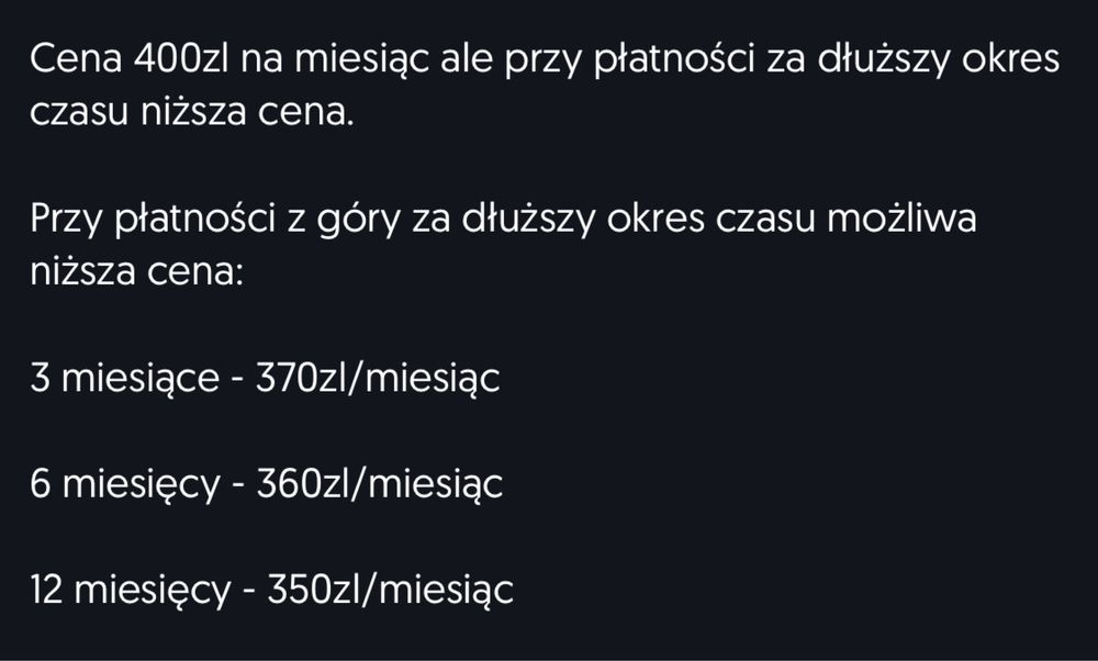 Ul. Luboszycka. FAKTURA dla firm