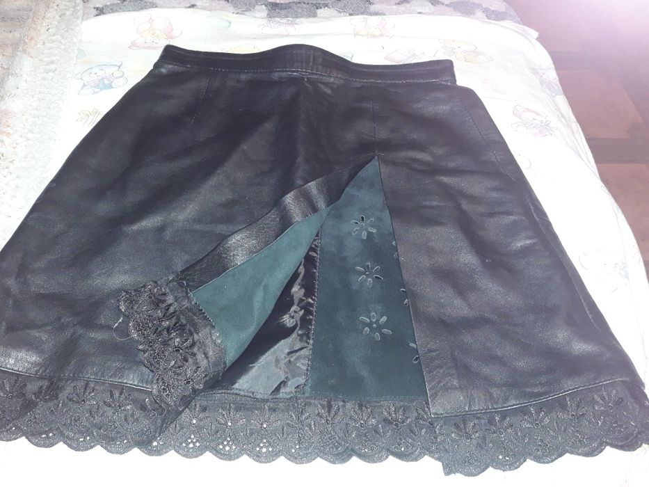 Очень классная кожаная юбочка