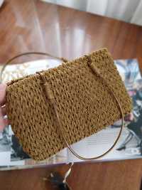 Сумочка сумка плетена солома