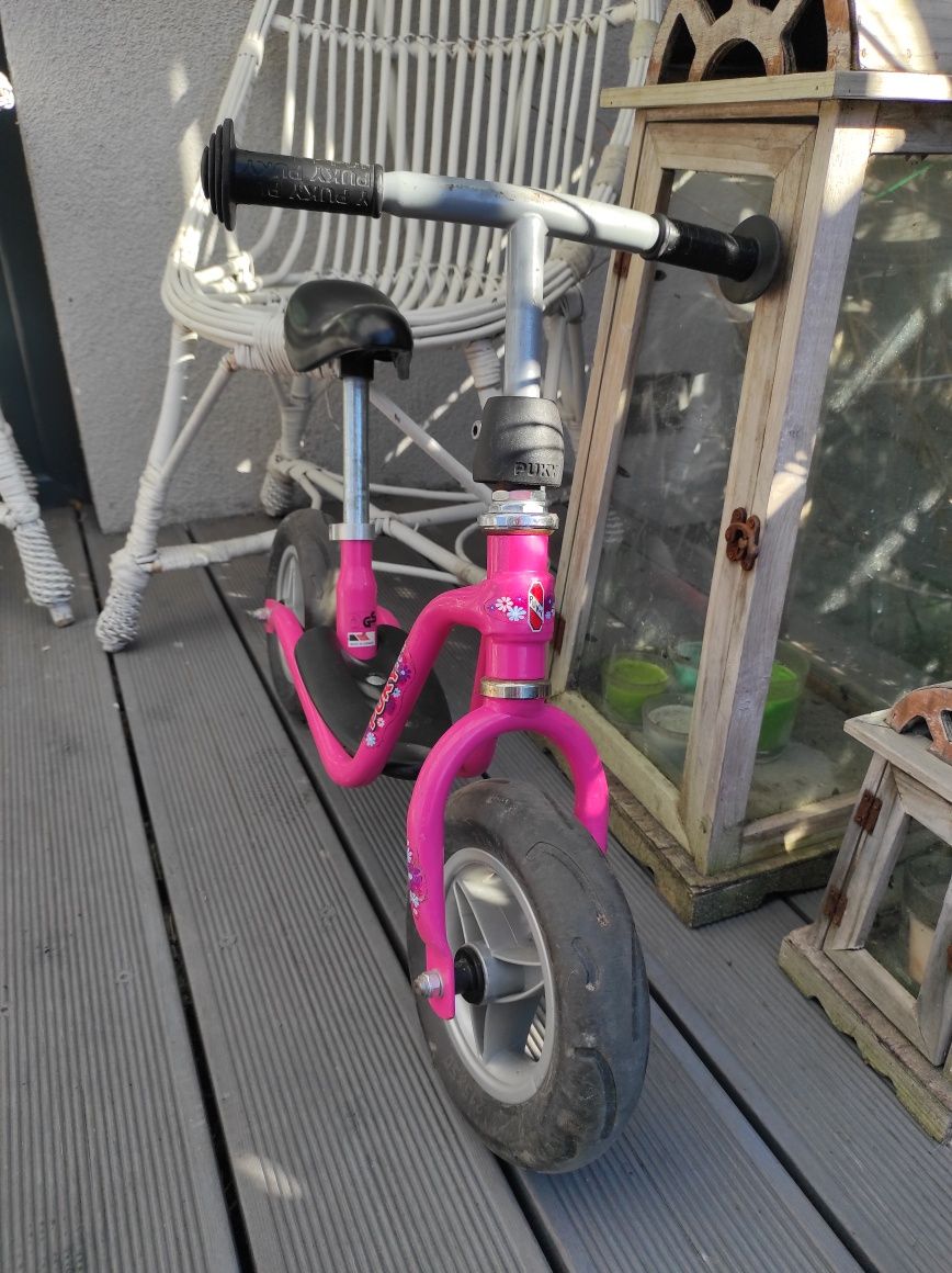 Rowerek biegowy Puky LR M pink różowy dla dzieci +2 lata
