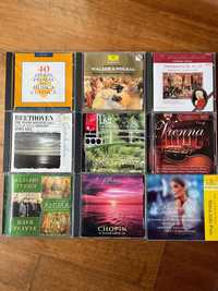 Lote de 9 CD de música clássica