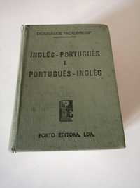 Dicionário português inglês e inglês português Porto Editora