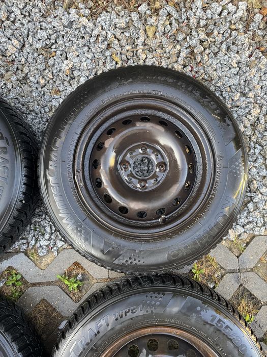 Felgi 4x98 155/80/13" opony zima Kumho 21r Fiat Panda Punto Seicento