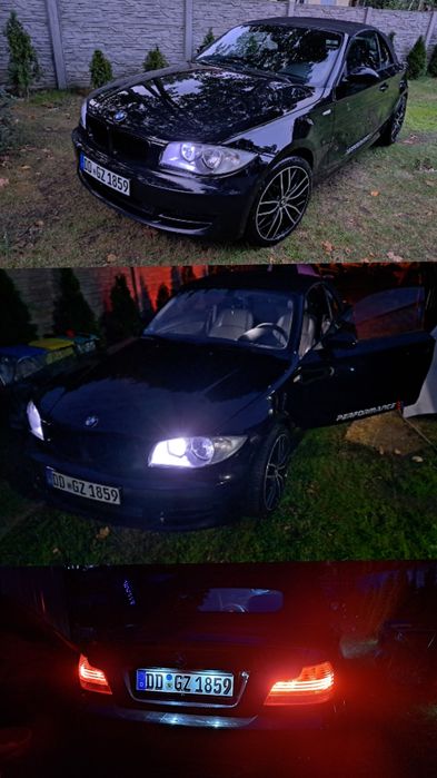 Bmw E87 Seria 1 Cabrio 2.0 Alu 18  Skóra LED Parcktronik Doinwestowane