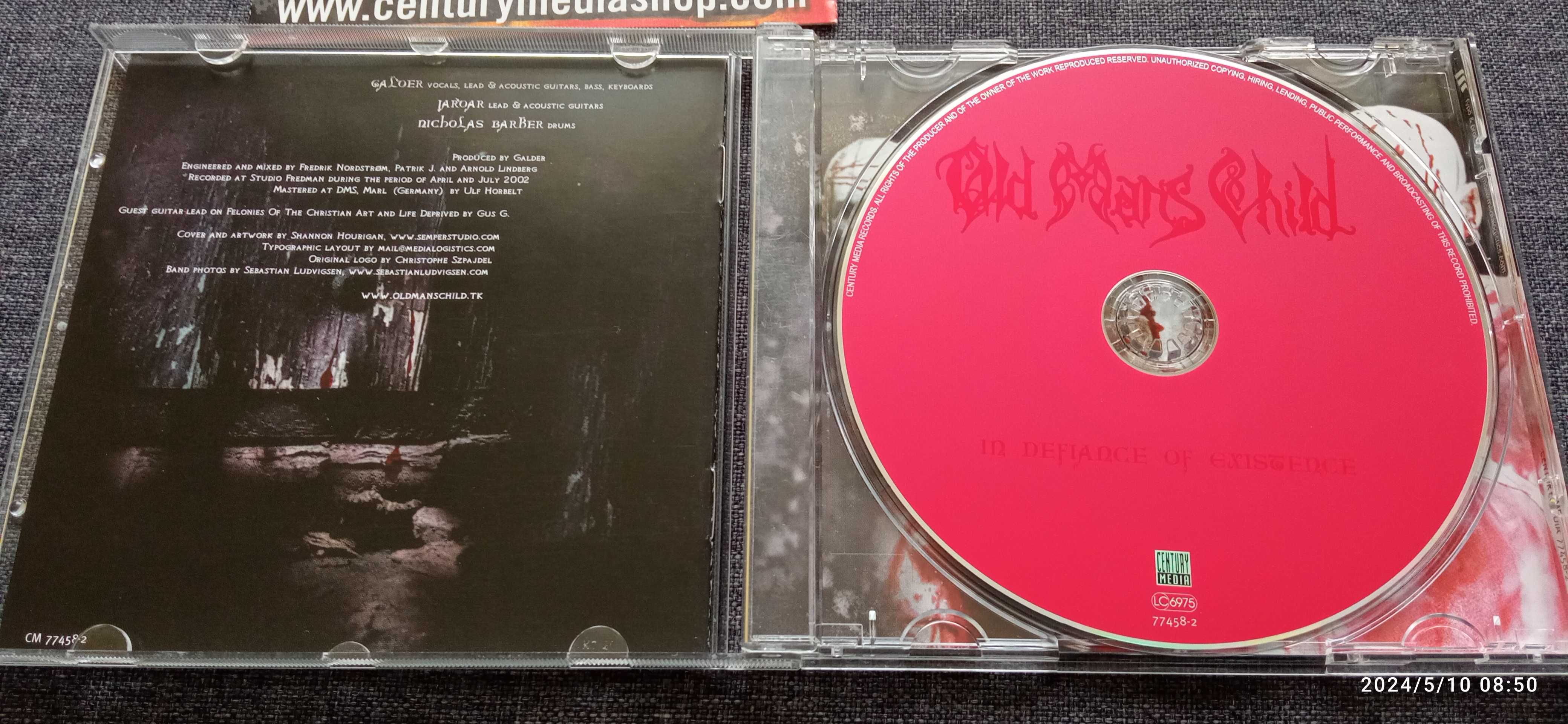 Płyta CD Old Man's Child – In Defiance Of Existence