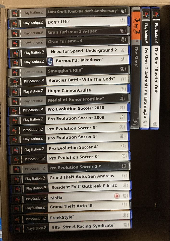 Conjunto Jogos PS2