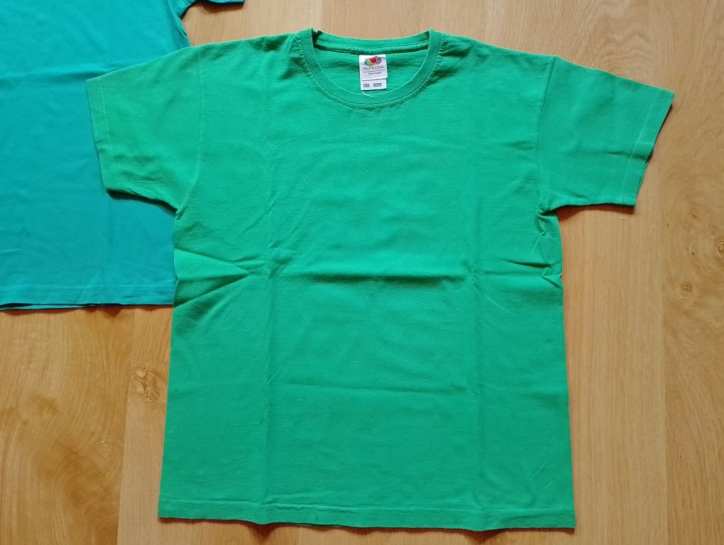 Koszulki T-shirty krótki rękaw dla chłopca 2 szt. r. 140-146 cm