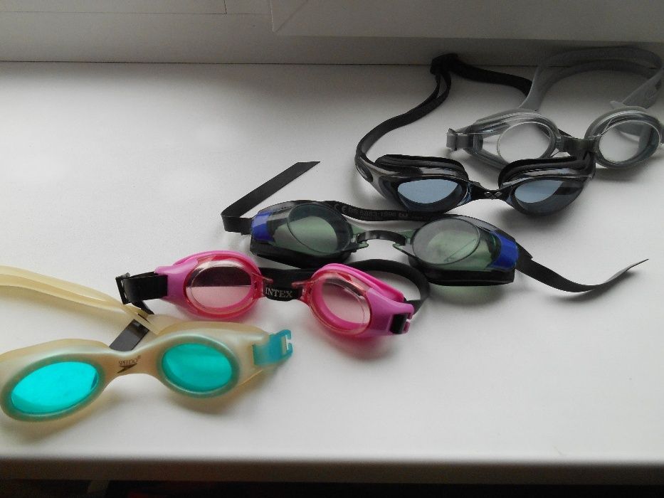 окуляри очки маска шапочка для плавання Intex