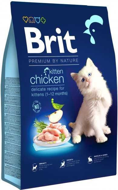 Сухой корм для котят Brit Premium by Nature Cat Kitten с курицей