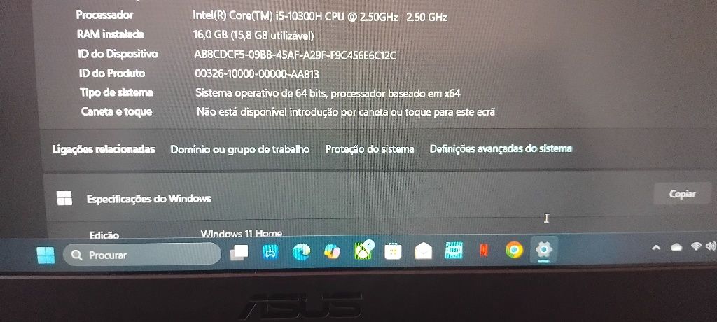 Computador Gaming ASUS TUF GAMING F15 i5 + disco externo 2tb