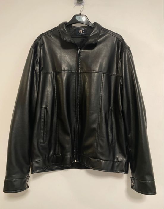 czarna kurtka skórzana rozmiar XL