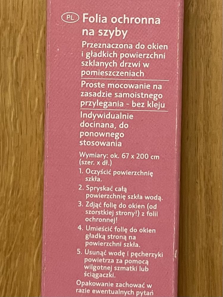 piękna folia okienna 3D w roślinny wzór - 2 rolki