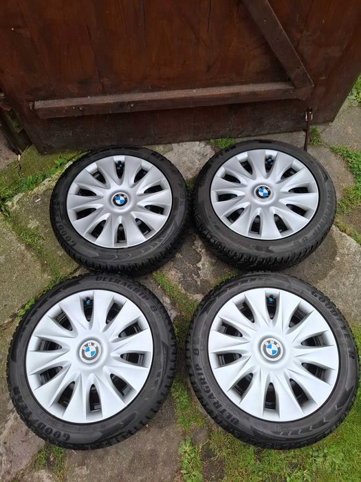 Koła zimowe Bmw Seria 1 F20 F21 195/55R16 5x120 ET33 kołpaki Goodyear