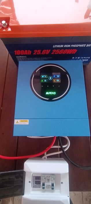 Комплект бесперебойного питания инвертор 4.2квт + аккум Lifepo4 2.5квт