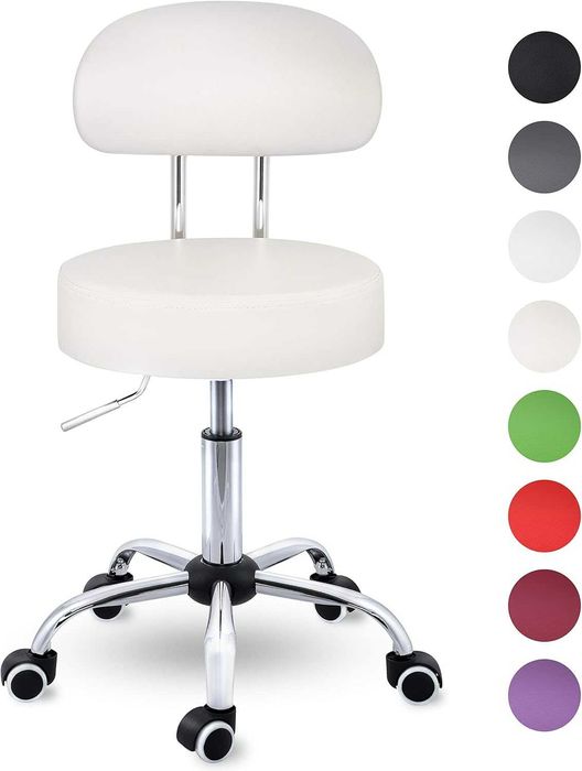 taboret obrotowy z kółkami  biurowy obrotowy taboret kosmetyczny UŻWAN