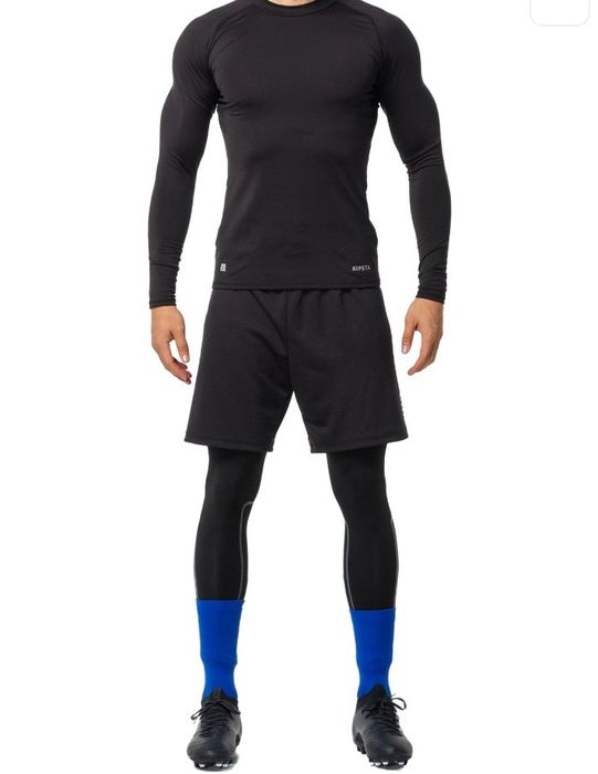 Термофутболка Kipsta Keepdry 100 Decathlon довгими рукавами 8650758 X