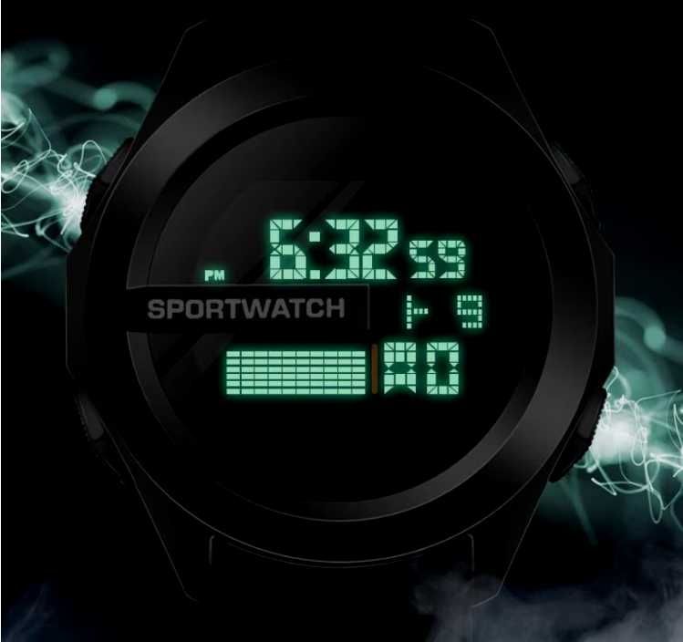 ZEGAREK Męski Sportowy LED SMARTWATCH Wielofunkcyjny Elektroniczny