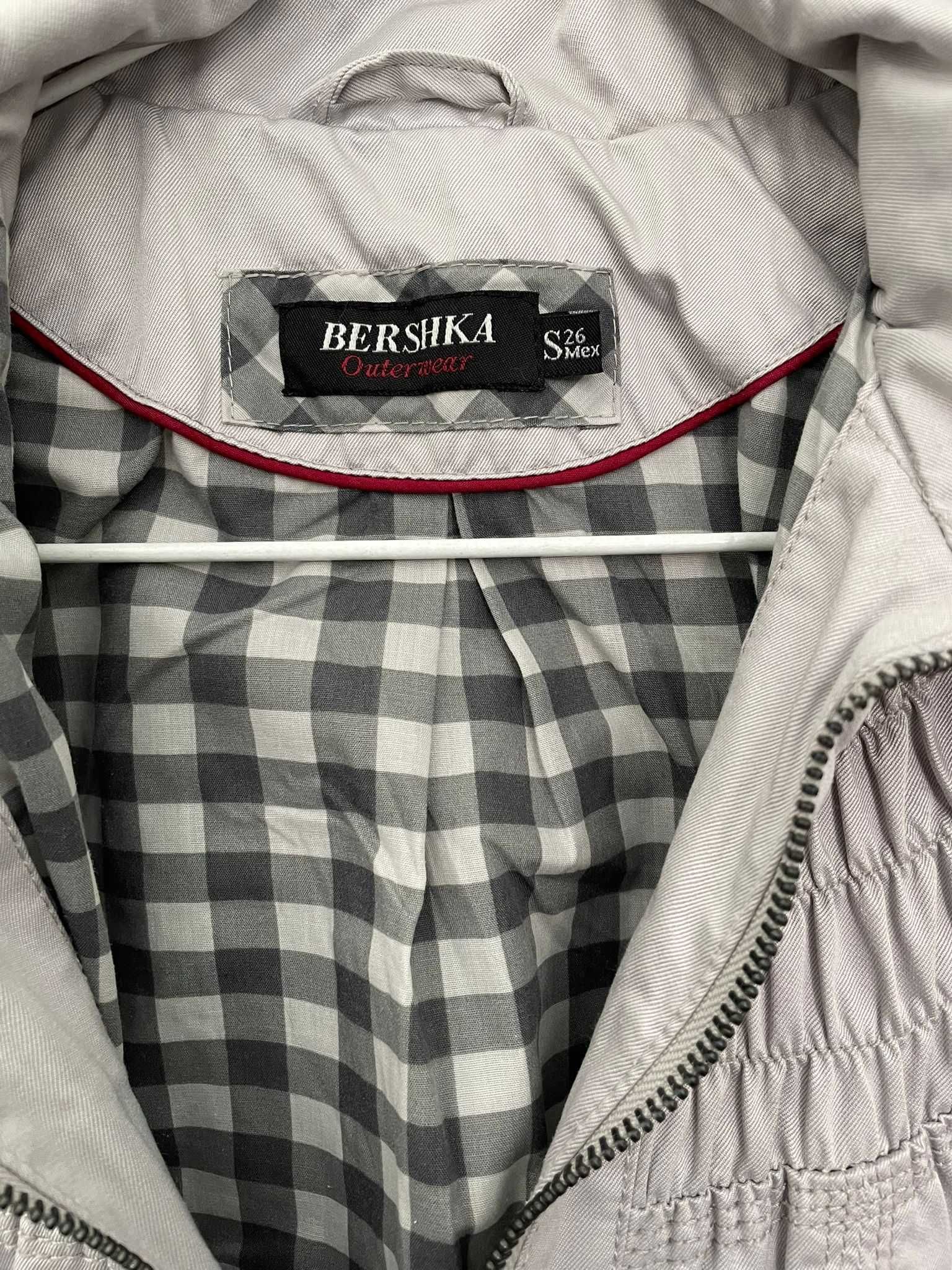 casaco prateado bershka