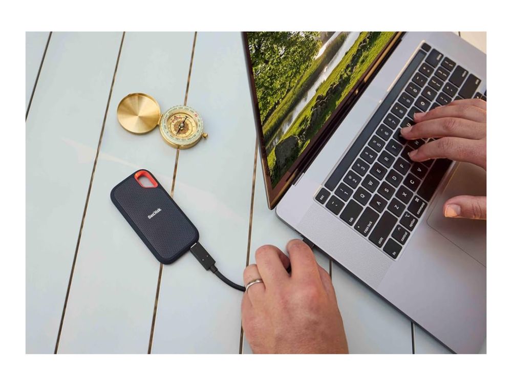 SanDisk SSD portátil extremo de 8TB novo na caixa selada