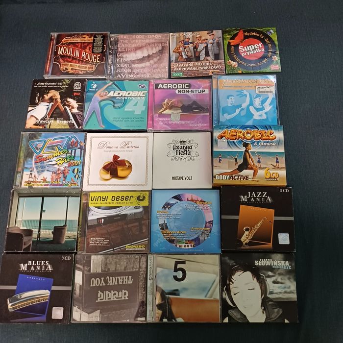 Zestaw muzyki cd 20szt