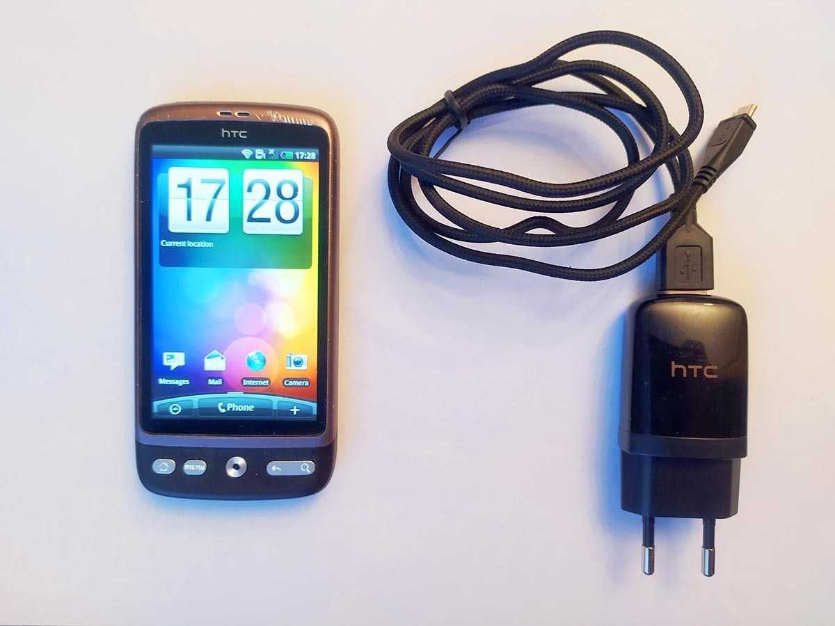 HTC Desire telefon; smartfon