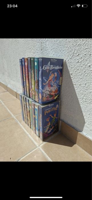 Cassetes VHS - Disney & Dragon Ball Z