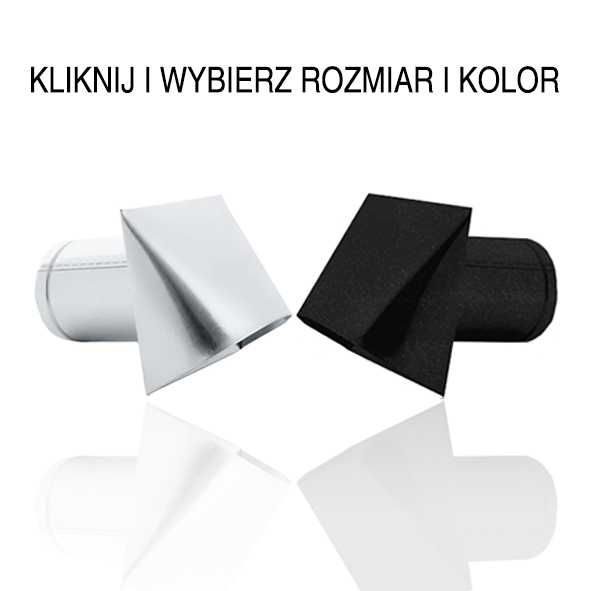 Rura kominowa kolano kolanko z wyczystką przyłącze pieca kominka kotła