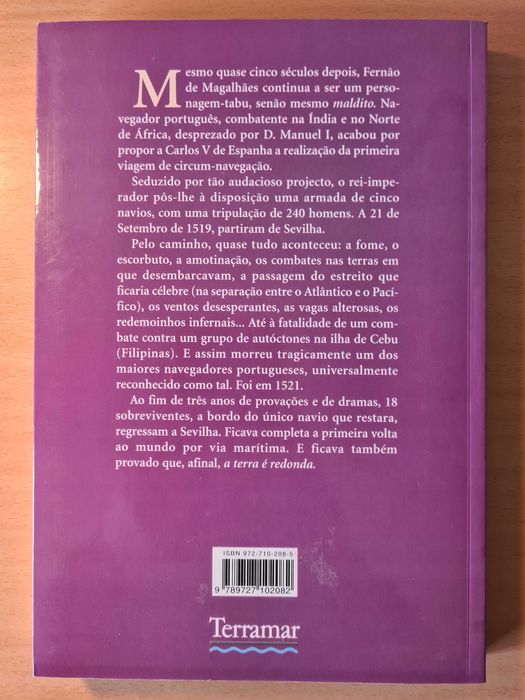 Livro "Fernão de Magalhães: a Terra é Redonda" de Jean-Michel Barrault