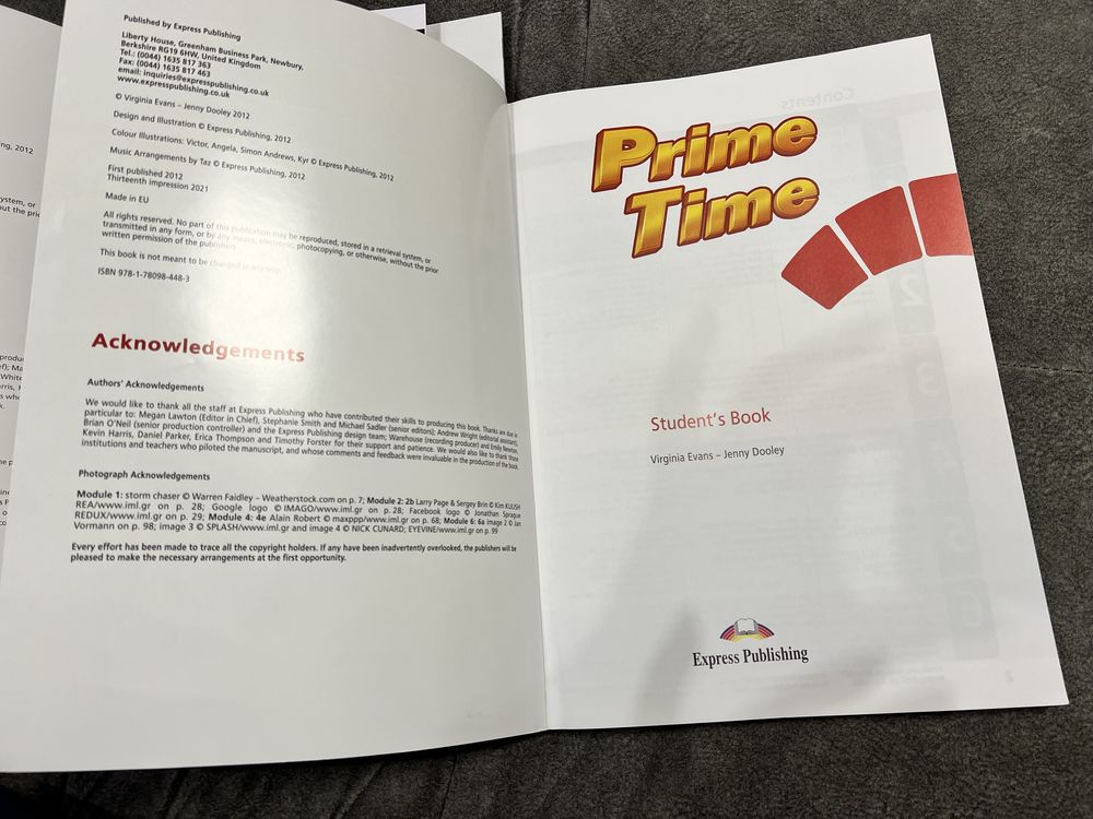 Комплект учебников Prime Time 3