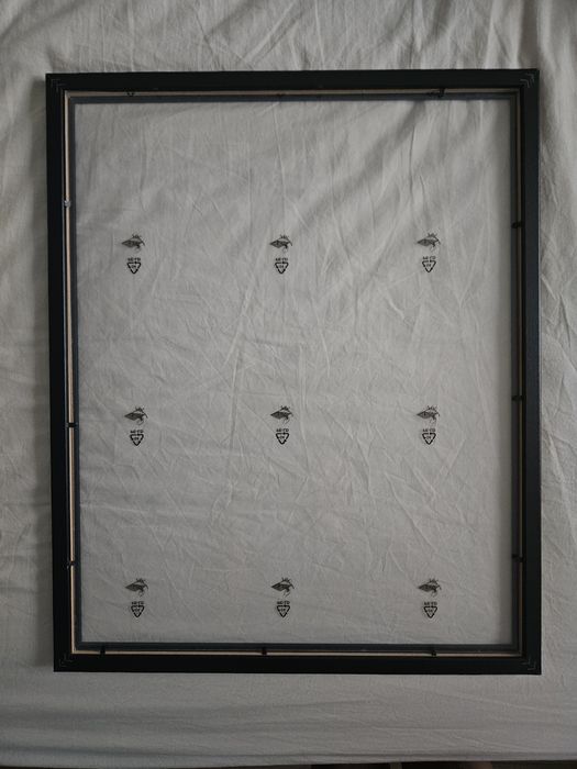 Rama czarna z pleksą na obraz