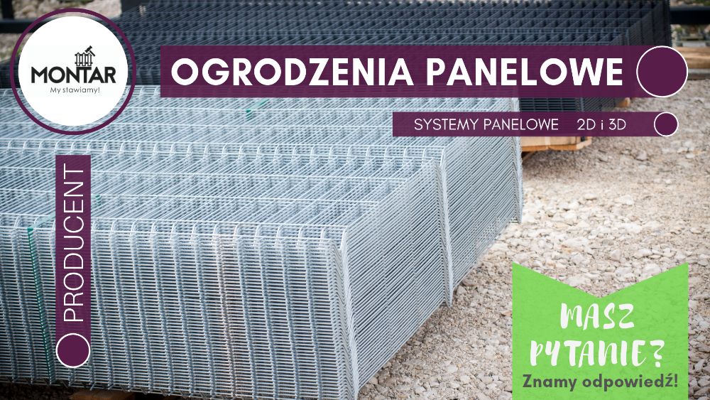 OGRODZENIE PANELOWE 3D- producent | gwarancja 5 LAT | bramy&furtki