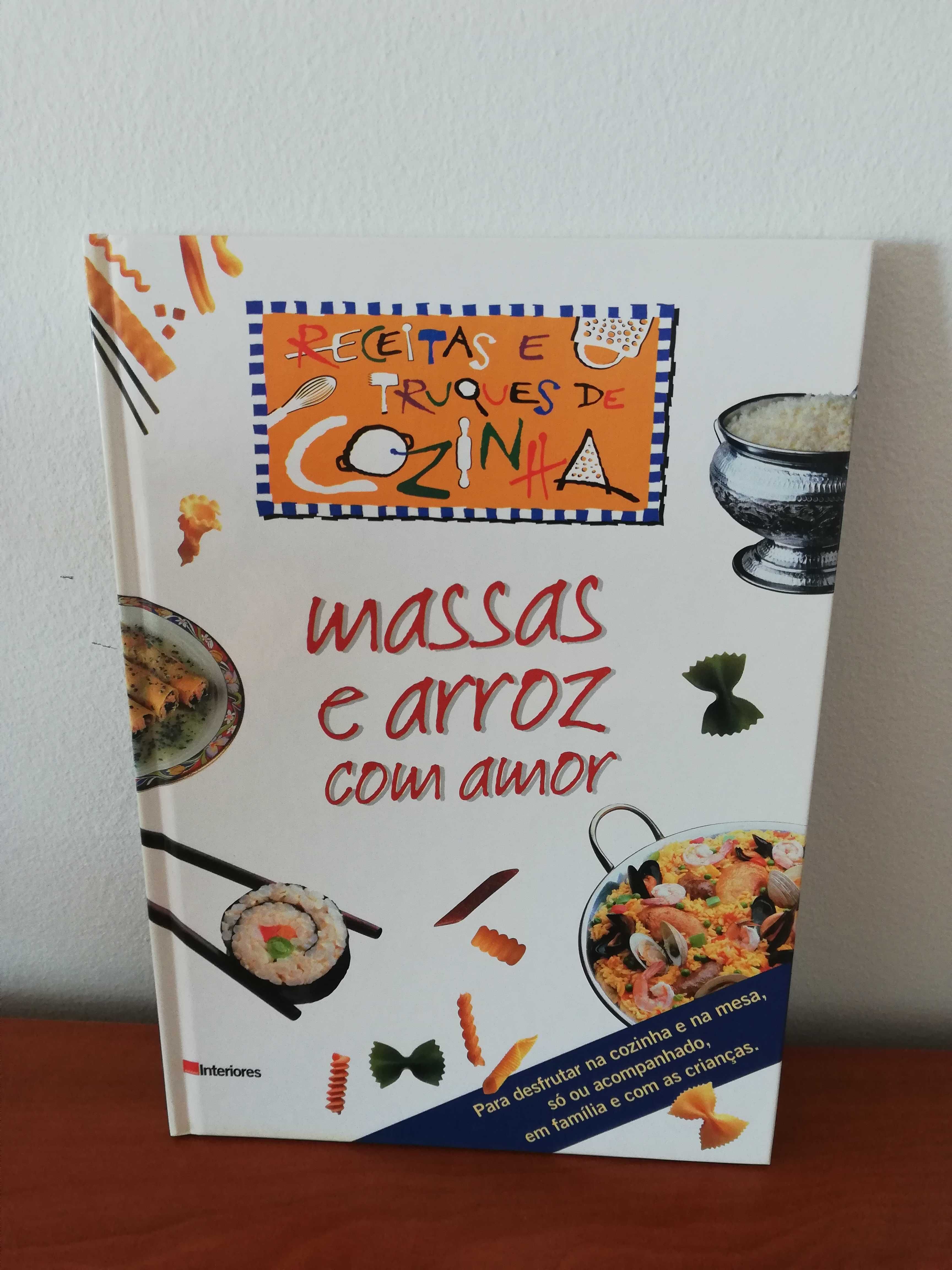 conjunto 4 livros "Receitas e truques de cozinha"