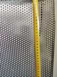 Chapa em inox perfurada