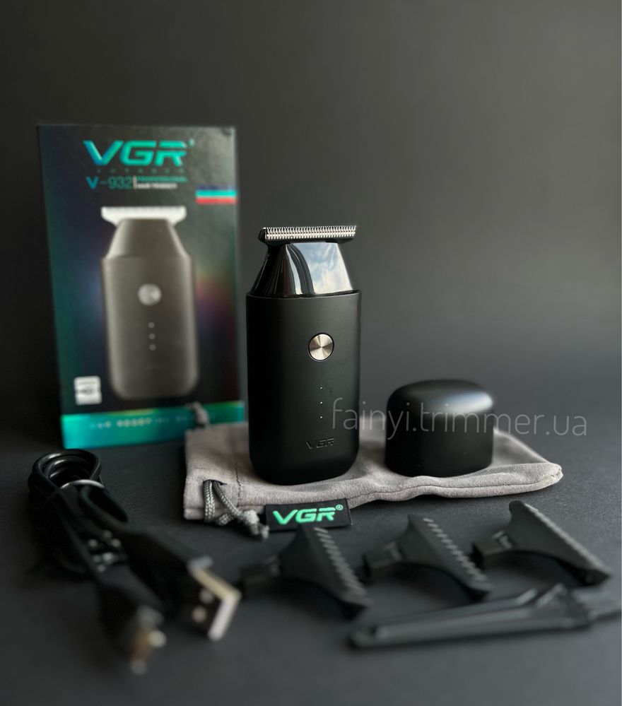 Портативний міні-тример триммер для стрижки бороди VGR V-932 барбер
