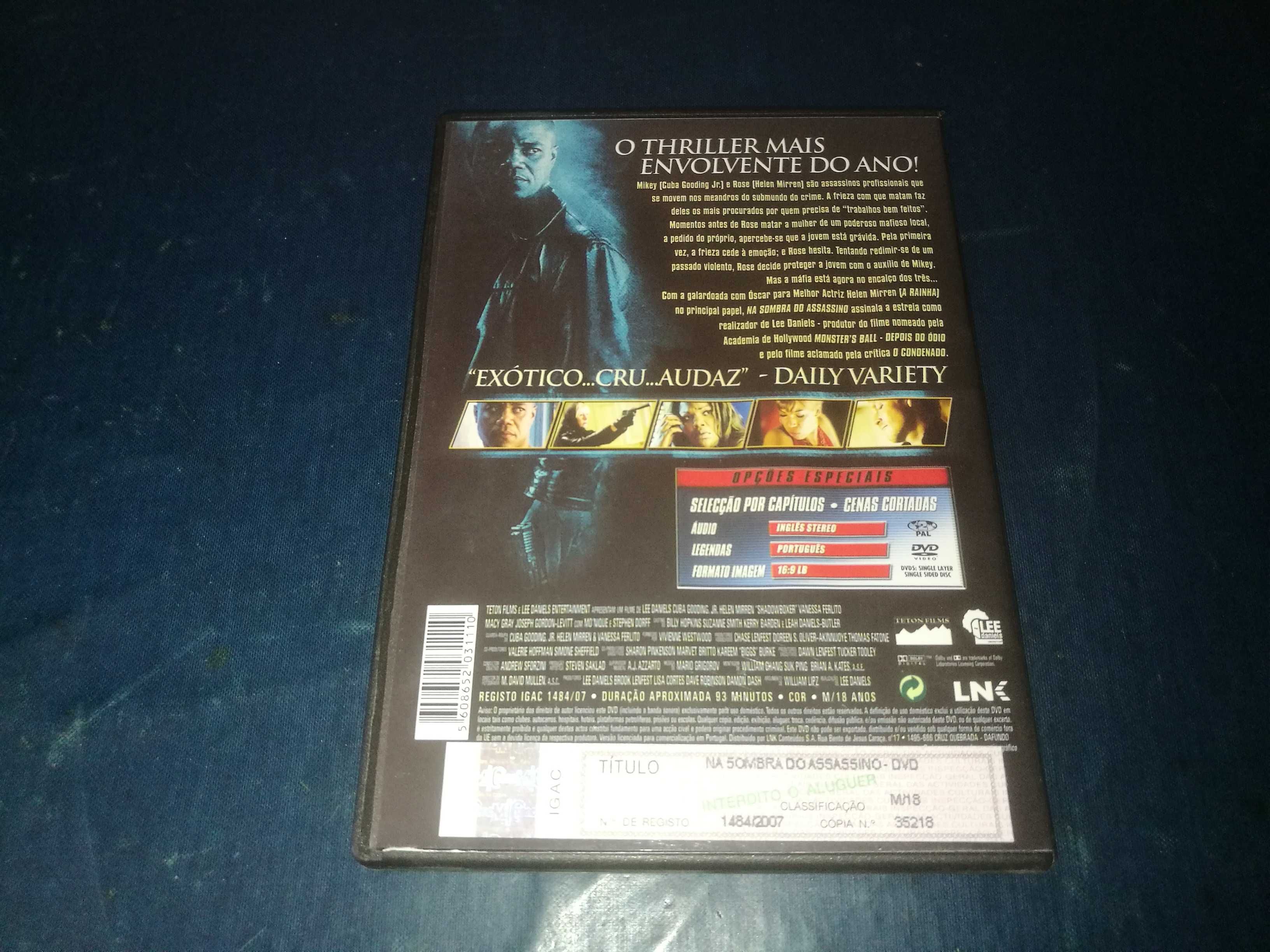 NA SOMBRA DO ASSASSINO	DVD (legendagem em Português)